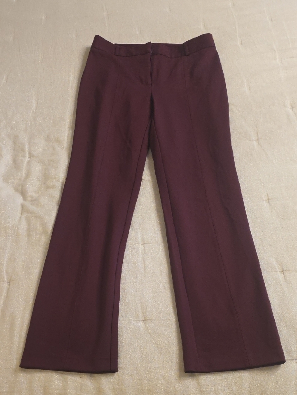 J. McLaughlin Straight-Leg Pants- In Dark Burgundy Size 2